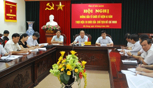 Hướng dẫn Kỷ niệm 45 năm thực hiện Di chúc của Bác