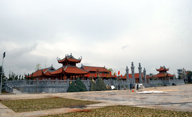 Cơ bản hoàn thành dự án Khuyến mãi Mocbai đền Xương Giang