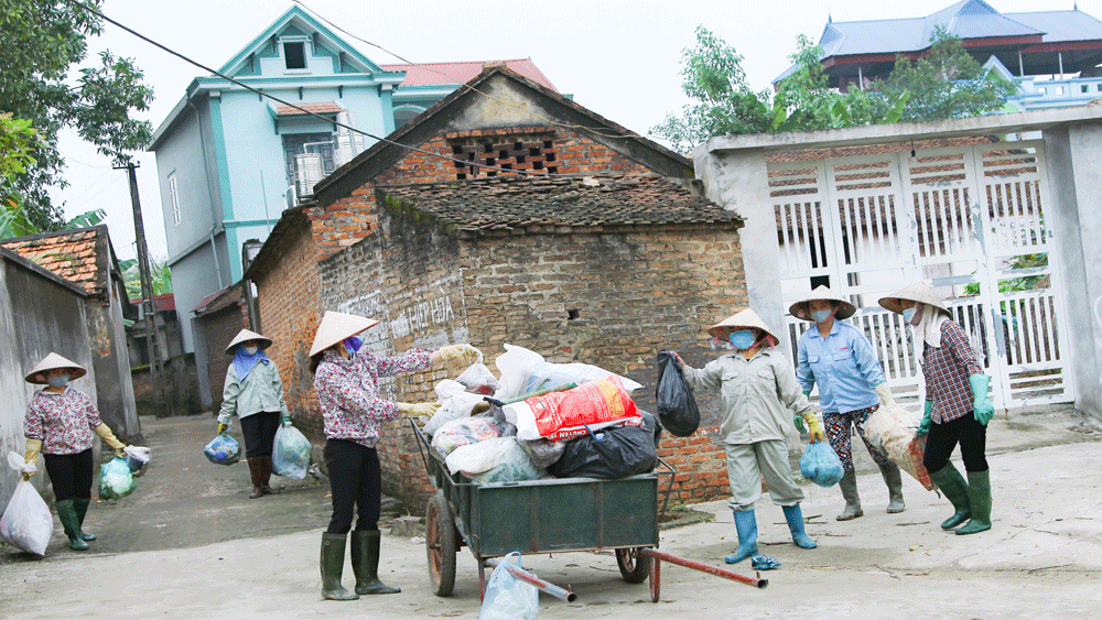 Hiệp Hòa: Không còn điểm tồn lưu rác thải