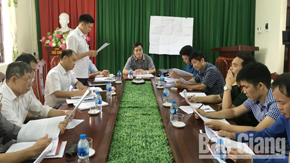 Triển khai phương án cưỡng chế thu hồi đất Khuyến mãi Mocbai dự án tại xã Song Khê