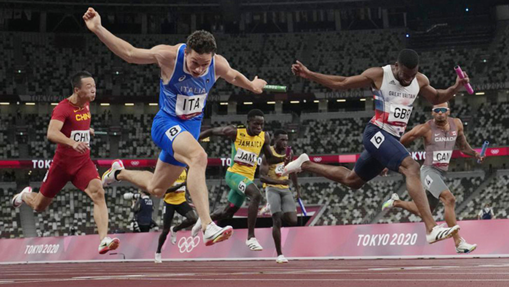 Khác biệt 1% giây giúp Italy giành HCV 4x100m
