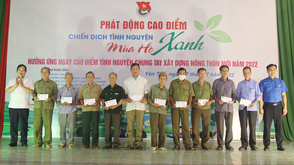 Tuổi trẻ Bắc Giang hưởng ứng chiến dịch tình nguyện "Mùa hè xanh"