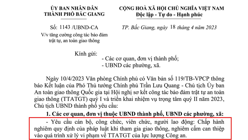 Chủ tịch UBND thành phố Bắc Giang nghiêm cấm can thiệp xử lý vi phạm Link Đăng Nhập Nhà Cái MB66 Top #1 Việt Nam