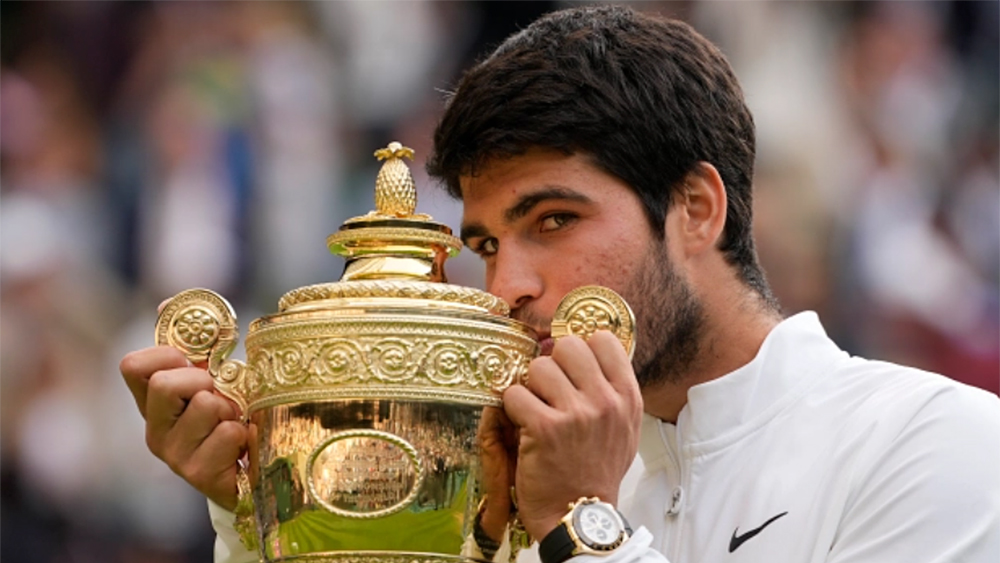 Wimbledon: Alcaraz nhận thưởng kỷ lục khi vô địch