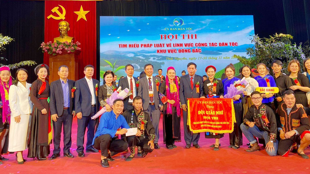 Bắc Giang đoạt giải Nhì thi tìm hiểu Mb667.pro cá cược trực tuyến về công tác dân tộc khu vực Đông Bắc