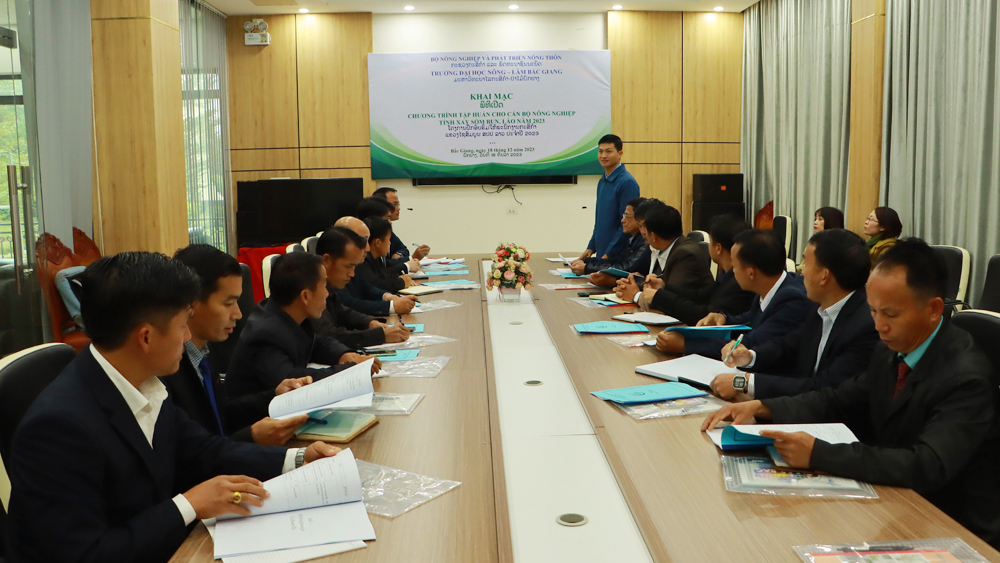 Trường Đại học Nông-Lâm Bắc Giang đào tạo kỹ thuật MB66 là nhà cái uy tín hàng đầu Việt Nam cho cán bộ tỉnh Xay Sổm Bun (Lào)