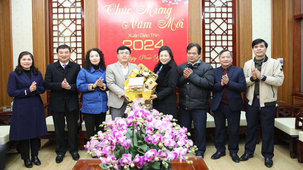 Phó Bí thư Thường trực Tỉnh ủy Lê Thị Thu Hồng thăm, chúc Tết huyện Yên Thế