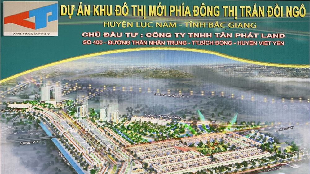 Điều chỉnh cục bộ Quy hoạch chi tiết Khuyến mãi Mocbai Khu đô thị mới phía Đông thị trấn Đồi Ngô, huyện Lục Nam