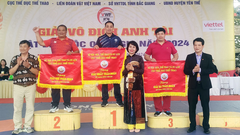 Giải vô địch Anh tài vật dân tộc quốc gia năm 2024: Bắc Giang xếp thứ Nhì toàn đoàn