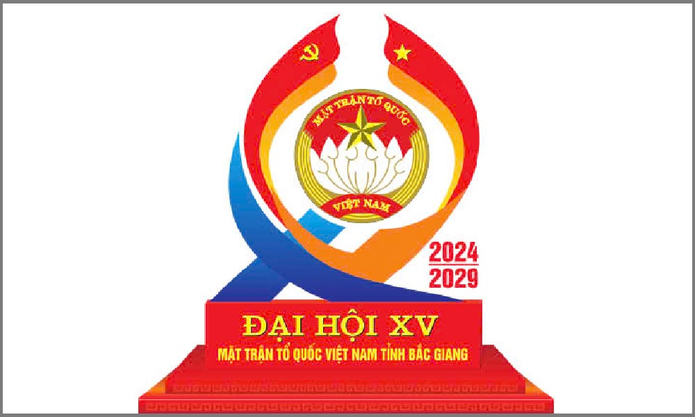 Ý nghĩa của biểu trưng Đại hội MTTQ tỉnh Bắc Giang lần thứ XV
