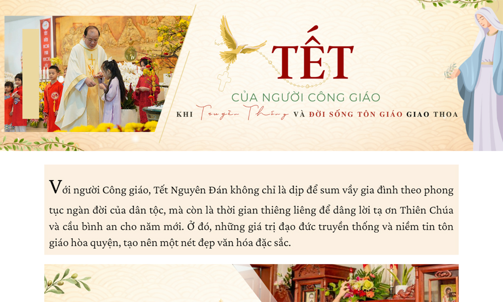 Tết của người Công giáo: Khi truyền thống và đời sống tôn giáo giao thoa