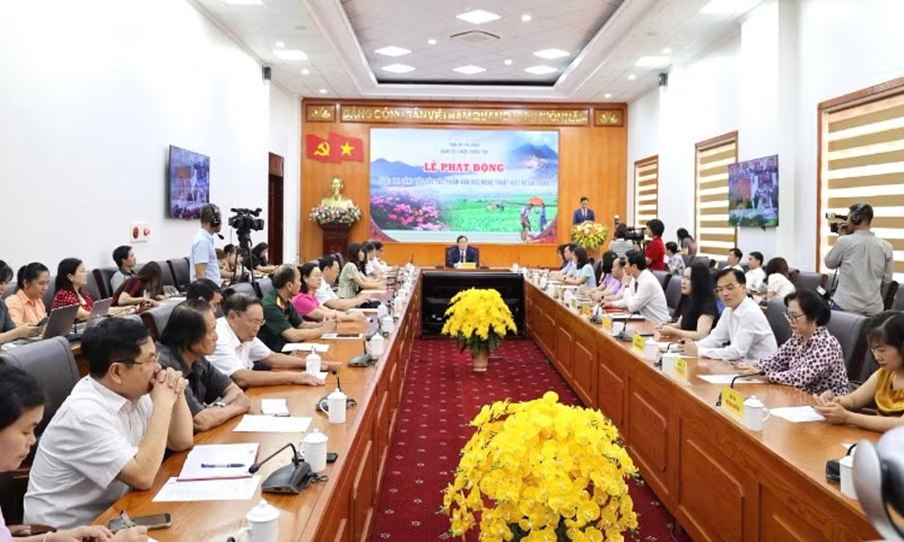 Phát động Cuộc thi sáng tác, quảng bá tác phẩm văn học, nghệ thuật về Lai Châu