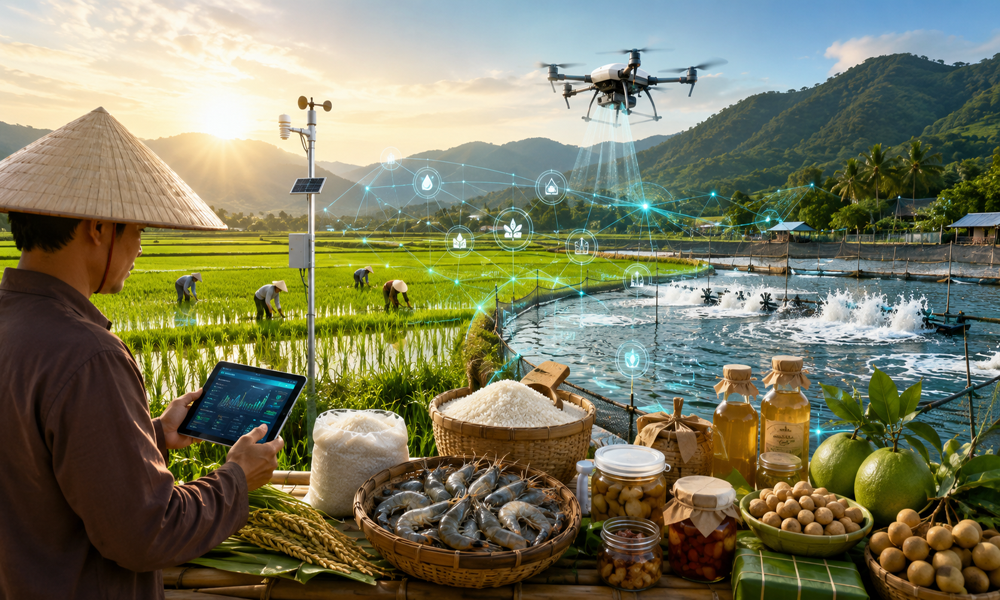 Khoa học công nghệ nằm ngay trong con tôm, hạt gạo