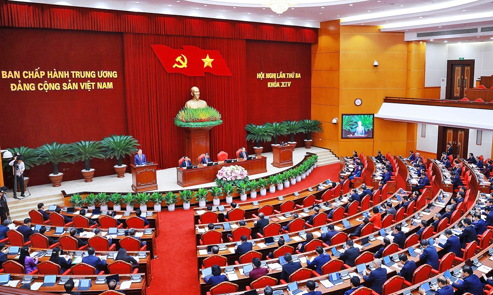 Khai mạc trọng thể Hội nghị lần thứ ba Ban Chấp hành Trung ương Đảng khóa XIV
