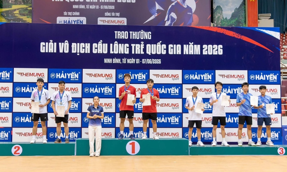 Bac Ninh wins five medals at National Youth Badminton Championships