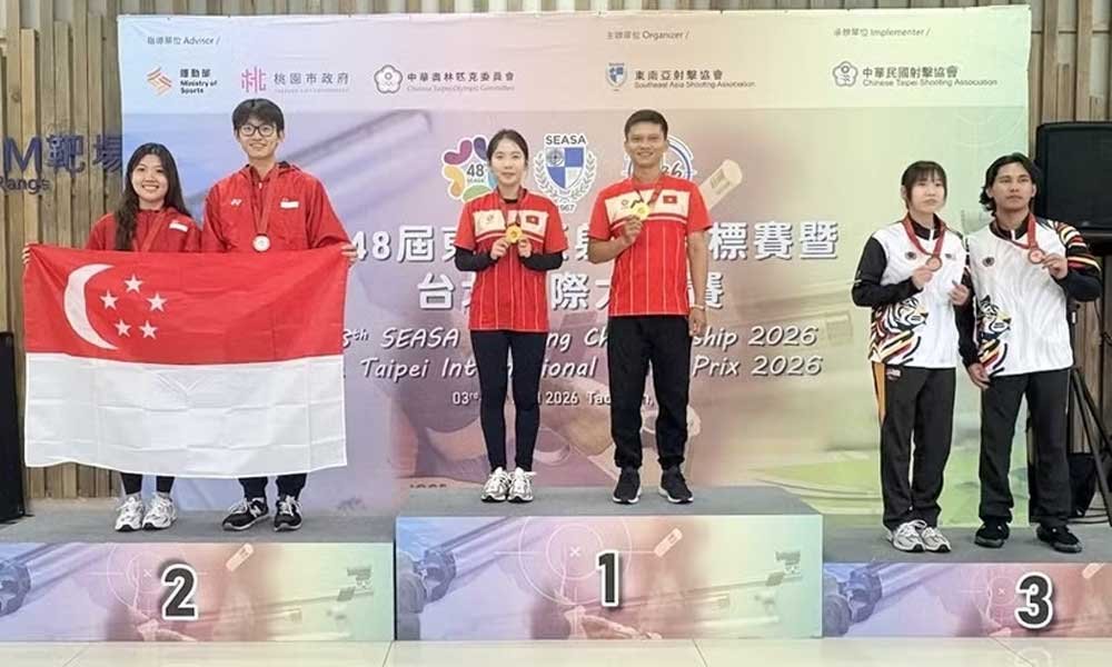 Vietnam wins sixth gold at Southeast Asian shooting championships