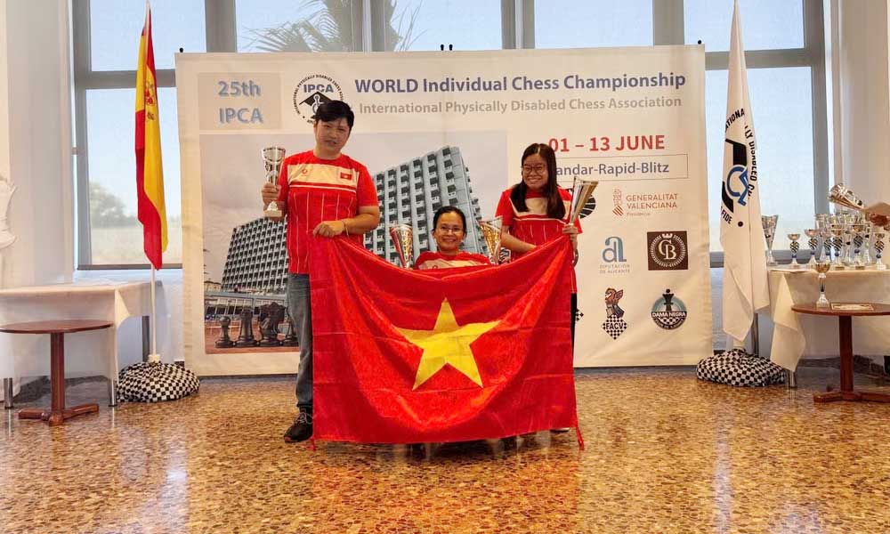 Vietnamese para-chess team shine at IPCA world chess championship 2026