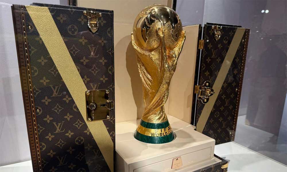 World Cup trophy to arrive in style in bespoke Louis Vuitton trunk