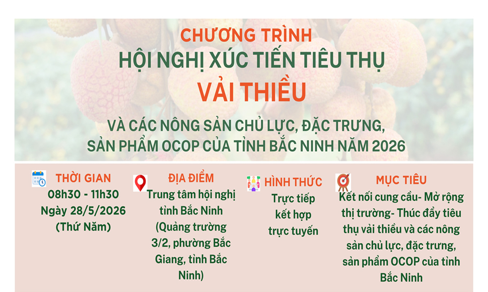 Link Vào Mb66 Bản Cao Cấp Mocbai DK Nhận 66K xúc tiến tiêu thụ vải thiều và nông sản 2026 