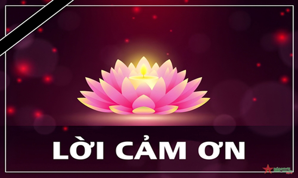 Lời cảm ơn