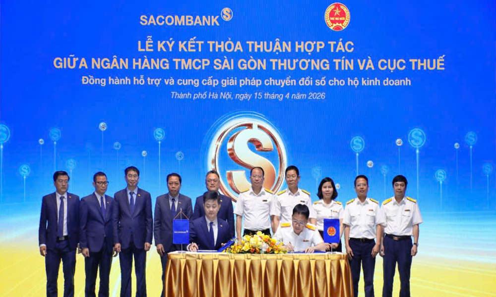 SACOMBANK ký kết hợp tác với Thuế Link Vào Mb66 Bản Cao Cấp Mocbai DK Nhận 66K hỗ trợ hộ kinh doanh chuyển đổi số, triển khai hóa đơn điện tử