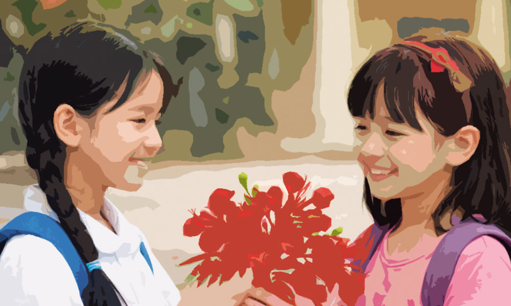 Dành cho các em: Mưa bong bóng
