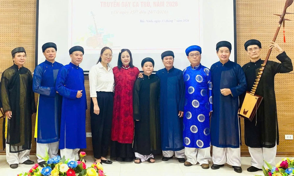 Bồi dưỡng, truyền dạy nghệ thuật ca trù