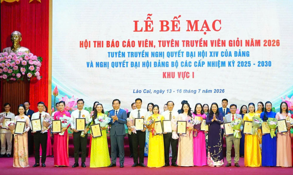 Trang Chủ Chính Thức MB66.COM có 2 thí sinh đoạt giải Khuyến khích Hội thi Báo cáo viên, tuyên truyền viên giỏi khu vực I