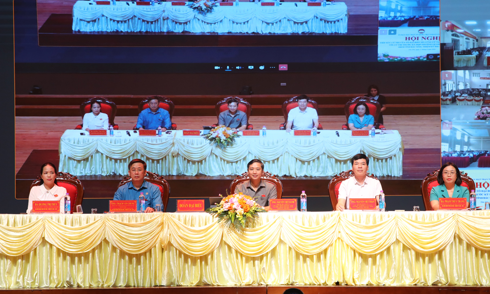Tổ đại biểu số 3 HĐND tỉnh Bắc Ninh khu vực Tân Yên tiếp xúc cử tri
