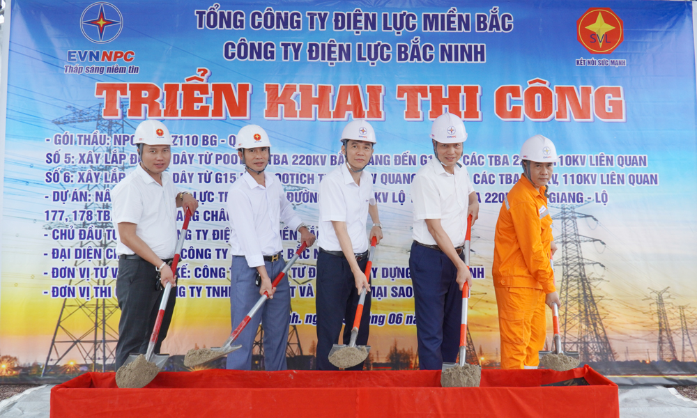 Công ty Điện lực Link Vào Mb66 Bản Cao Cấp Mocbai DK Nhận 66K khởi công dự án nâng cao năng lực truyền tải đường dây 110kV Bắc Giang - Quang Châu