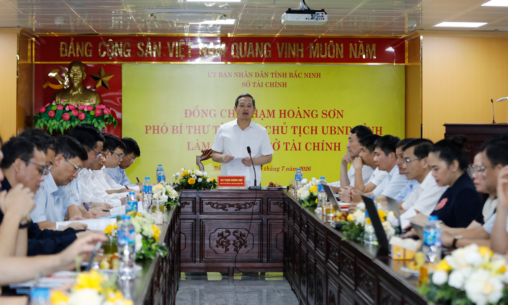 Chủ tịch UBND tỉnh Bắc Ninh Phạm Hoàng Sơn: Sở Tài chính phải là cơ quan tham mưu chiến lược, khơi thông nguồn lực phát triển