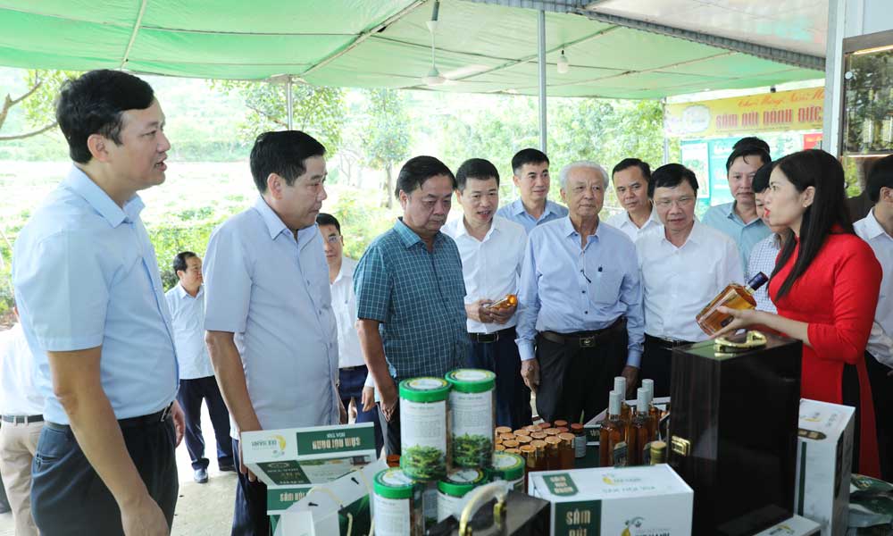 Bộ trưởng Bộ MB66 là nhà cái uy tín hàng đầu Việt Nam và PTNT Lê Minh Hoan thăm một số mô hình Mb6626.com ưu đãi độc quyền tiêu biểu tại Bắc Giang