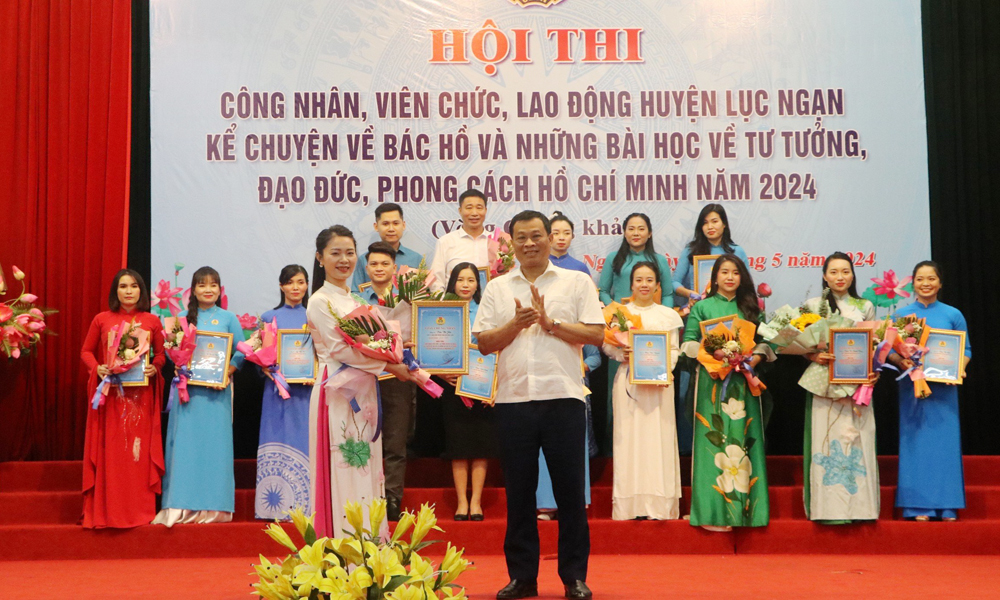 Lục Ngạn: Công nhân, viên chức, lao động thi kể chuyện về Bác Hồ