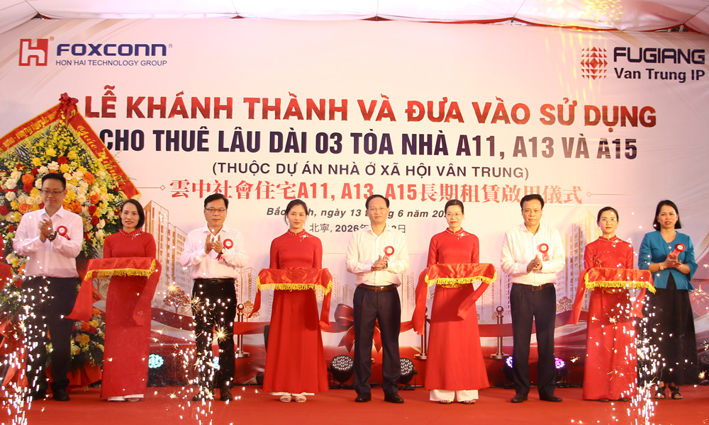 Bắc Ninh: Khánh thành 3 tòa nhà ở xã hội tại phường Nếnh