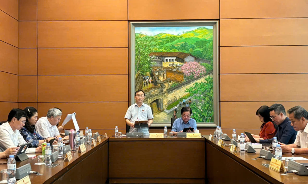 Đại biểu Quốc hội tỉnh Bắc Giang thảo luận tại tổ về một số dự án luật
