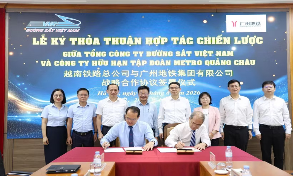 Đường sắt Việt Nam hợp tác chiến lược quản lý, vận hành Metro Quảng Châu