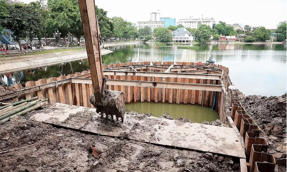 Một số dự án chống úng ngập tại Hà Nội bước đầu phát huy hiệu quả
