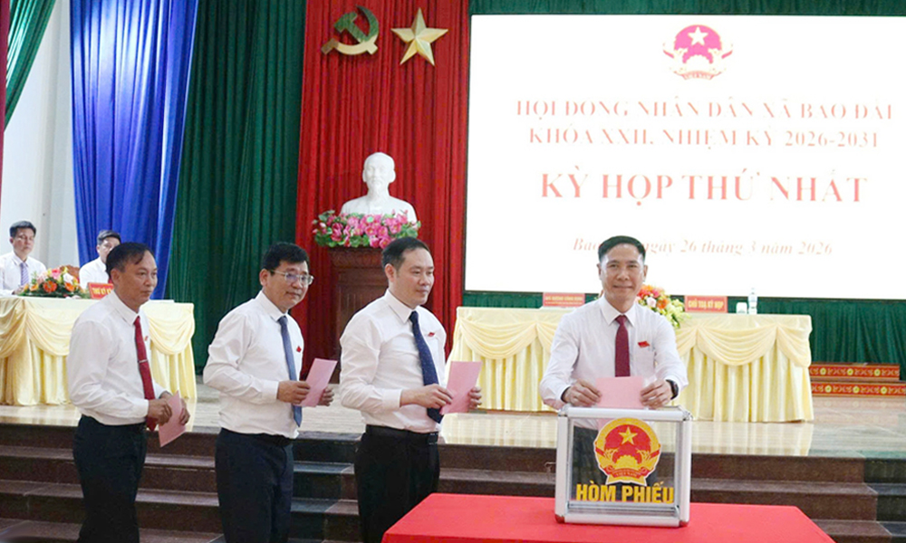 HĐND xã Bảo Đài bầu các chức danh chủ chốt, kiện toàn bộ máy Trang CHủ MB666 An Toàn, Link Chính Thức nhiệm kỳ mới