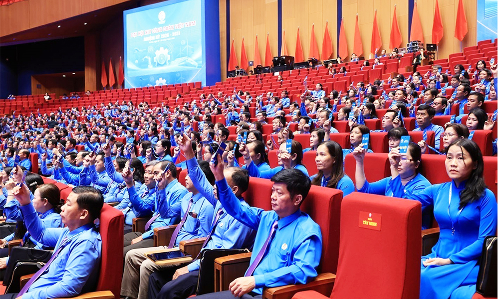 Đại hội Công đoàn Việt Nam lần thứ XIV: Khẳng định trí tuệ và bản lĩnh của giai cấp công nhân