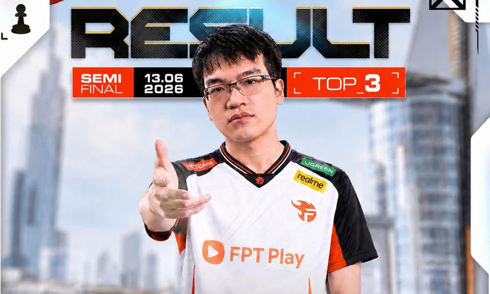Lê Quang Liêm giành hạng 3 ở giải ASEAN Esports Chess Cup 2026