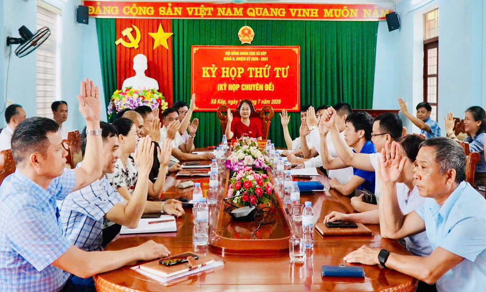 HĐND xã Kép thông qua chủ trương thành lập phường