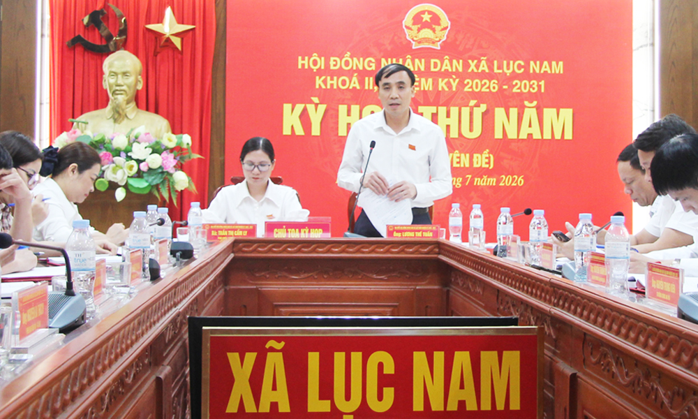 HĐND xã Lục Nam thông qua chủ trương thành lập phường Lục Nam