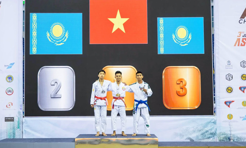 Jujitsu trẻ Việt Nam giành 8 Huy chương Vàng tại giải vô địch châu Á