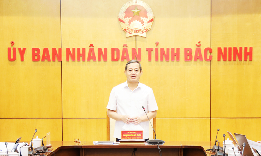 Chủ tịch UBND tỉnh Phạm Hoàng Sơn chỉ đạo đẩy nhanh đấu giá quyền sử dụng đất tại Bắc Ninh