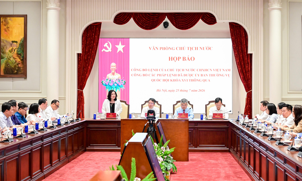 Công bố Lệnh của Chủ tịch nước về 3 Pháp lệnh