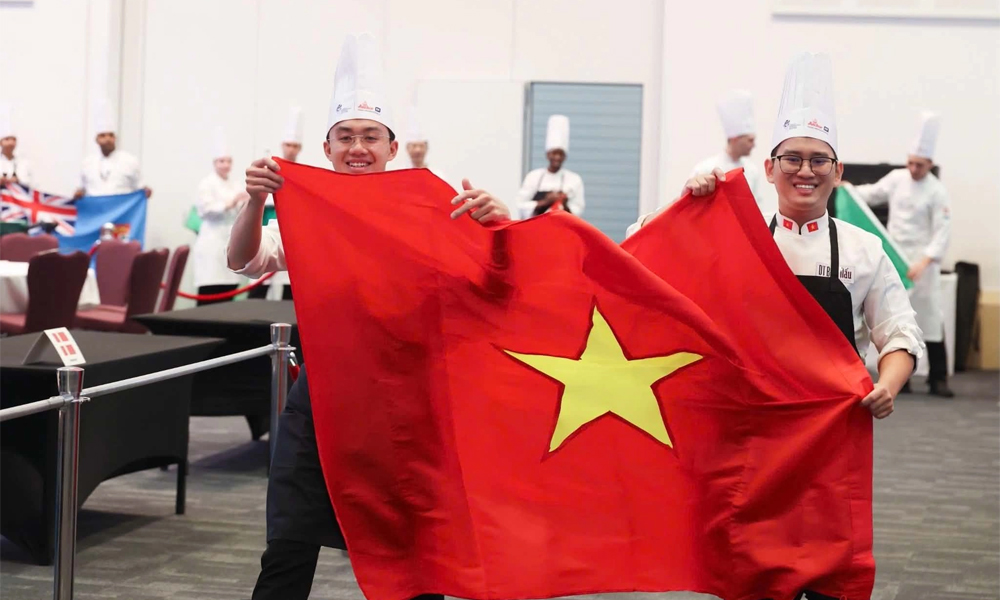 Việt Nam lần đầu giành huy chương Bạc đầu bếp toàn cầu