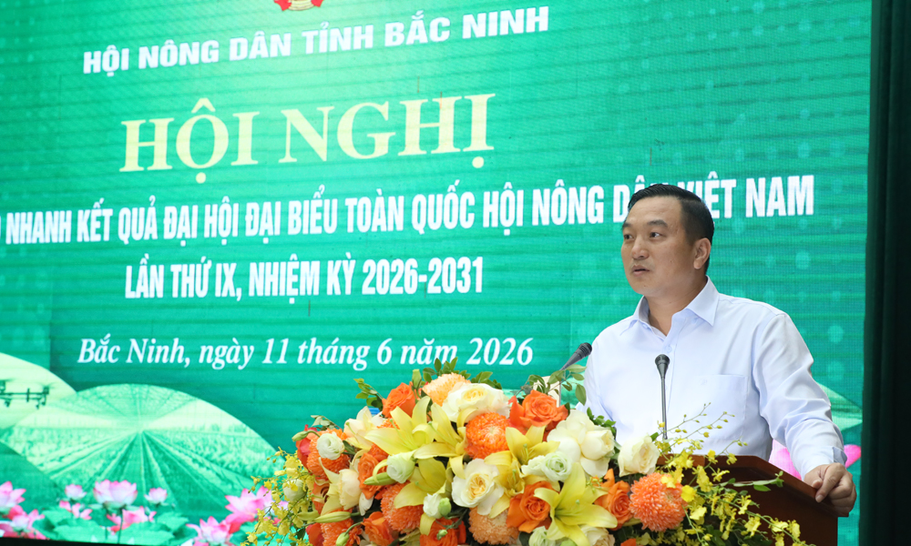 Hội Nông dân Bắc Ninh thông báo nhanh kết quả Đại hội IX và sơ kết công tác 6 tháng