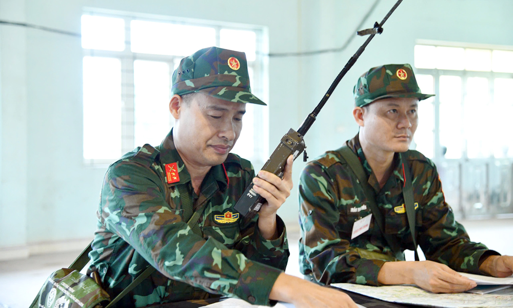 Sư đoàn 3 diễn tập chỉ huy - cơ quan 1 bên, 2 cấp