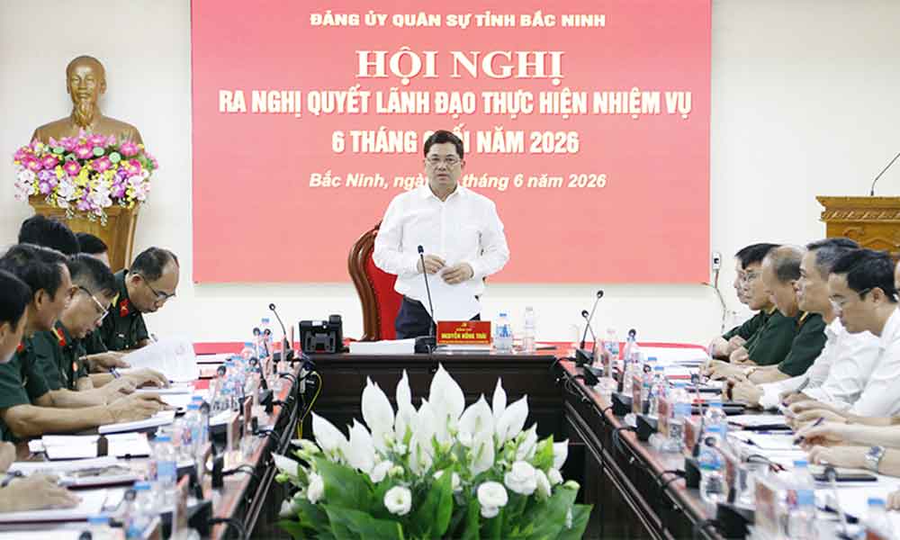 Đảng ủy Quân sự Trang Chủ Chính Thức MB66.COM ra nghị quyết lãnh đạo thực hiện nhiệm vụ 6 tháng cuối năm 2026