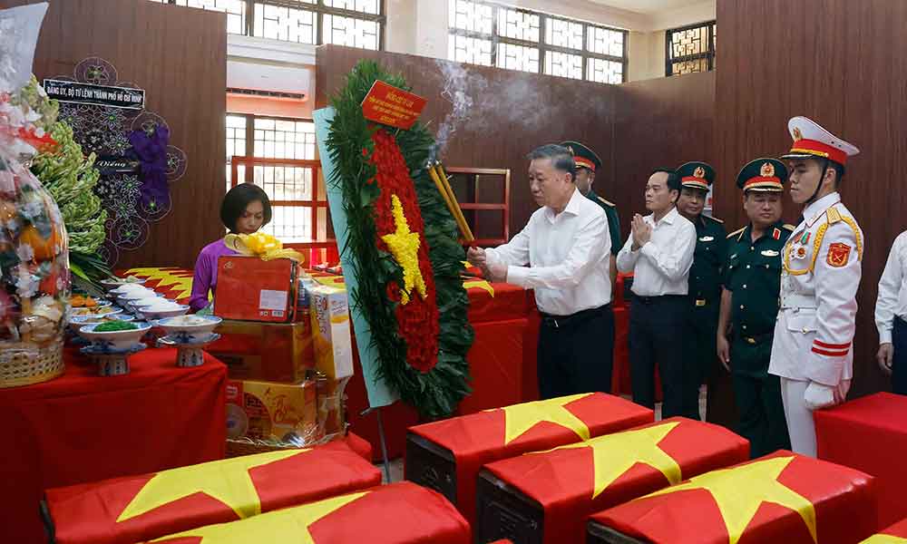 Tổng Bí thư, Chủ tịch nước Tô Lâm: Tìm kiếm hài cốt liệt sỹ là trách nhiệm thiêng liêng